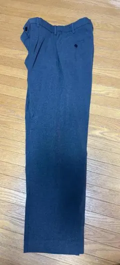 ユニクロ タックワイドパンツ グレー M 【美品】まとめ買い歓迎