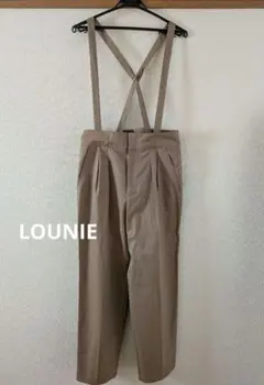 LOUNIEサスペンダー付きサロペットパンツ40／stola＊ココディールのサムネイル