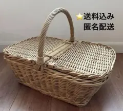 ラタン【裁縫箱】バスケット - メルカリ