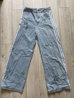 adidas ワイドレッグ デニムパンツ FIORUCCIコラボ品のサムネイル