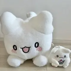 新品タグ付き　サンリオ　はなまるおばけ　超BIGぬいぐるみ　寝そべり　2点