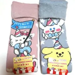 サンリオキャラクター swimmer　裏起毛 靴下 2足セット