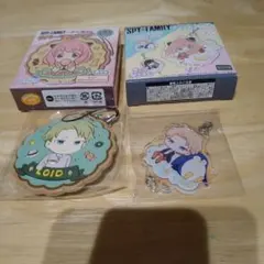 スパイファミリー つながるアクリルチャーム 、 ラバーマスコット 2個セット