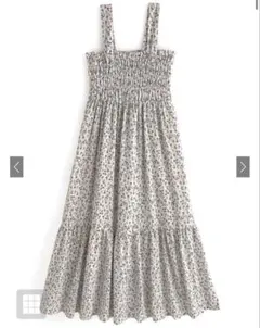 GRL 花柄シャーリングティアードキャミワンピース on227