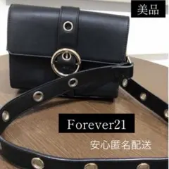 数回使用のみ美品　Forever21 ショルダーバッグ　黒　安心匿名配送