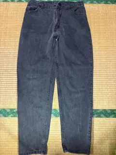 90s USA製Levi’s 550 W36 L32リーバイス 先染めブラック