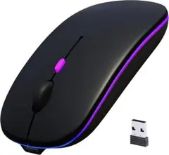 ワイヤレスマウス RGBライト付き