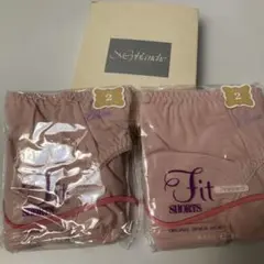 Fit SHORTS フィットショーツ 2枚セット ピンクベージュ