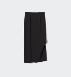 ユニクロ　ストレッチダブルフェイスナロースカート