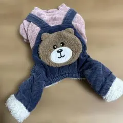 犬用オーバーオール クマデザイン
