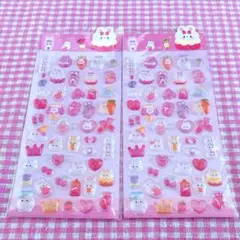 3Dデコシールマスコット　2枚セット