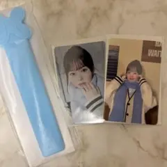 NiziU ハピドロ　うちわグリップ　トレカ　リオ