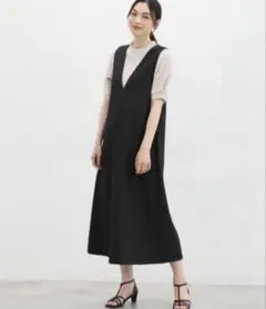 Ｖネックジャンパースカート