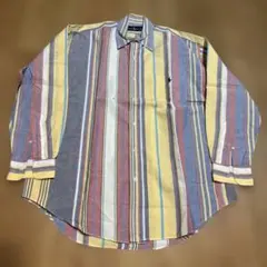 う*ぎ様 RALPH LAUREN ストライプ 長袖シャツ ボタンダウン SIZ