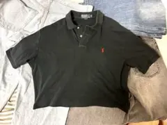 Polo by Ralph Lauren ポロシャツ 短丈　ブラック Y2Kのサムネイル