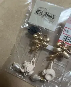 ベージュ 新品未開封品 しまむら 愛野えり マノン・ローズ イヤリング 限定品