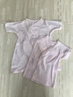新生児 肌着 60 長肌着 短肌着 女の子 ベビー ピンク