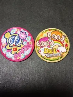 ANGEL BLUE & D&L ナルミヤキャラクターズ　刺繍缶バッジ