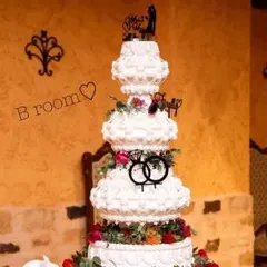 お値下げ中♡ ケーキトッパー 指輪 リング ダイヤ ウェディングケーキ