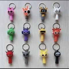 スプランキー　3Dアクリルキー キーホルダー　12 点セット新品