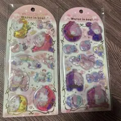 ウォーターインシール　マイメロディ　ハローキティ