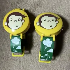 おさるのジョージ　ウォッチコレクション　ガチャガチャ　２つ　まとめ売り　おもちゃ
