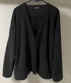 MUJILABO / ムジラボフリーススナップボタン付きカーディガンS-Mサイズ