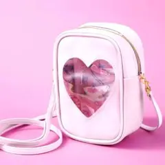 スウィート 3月号 【付録】 マイメロディ＆クロミ ハートクリア ポシェット