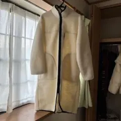 アイボリー フリースジャケット Fサイズ