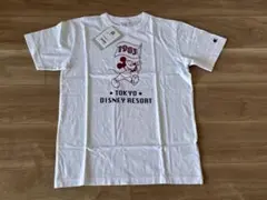 新品未使用 ディズニー チャンピオン コラボ Ｔシャツ Ｍ　半袖　白 ミッキー