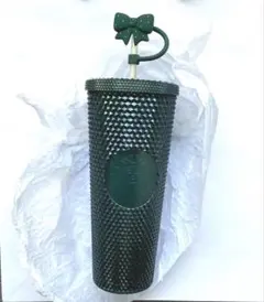 限定 スターバックス 香港 ホリデー タンブラー リボンチャーム付 710ml