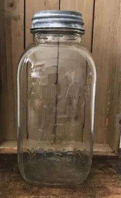 【値下げ】ビンテージ ヘーゼルアトラス メイソンジャー 特大
