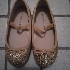 Oriental Traffic ゴールド フォーマルシューズ