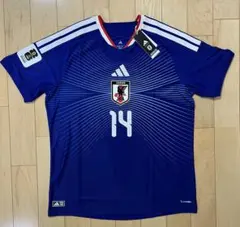 新品　3XL 日本代表 公式パッチ付き　adidas ユニフォーム 伊東純也のサムネイル