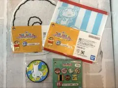 一番くじ　クレヨンしんちゃん　G賞　ハンドタオル　H賞　コースター　シロ　3点