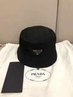 PRADA RE-NYLON バケットハット Mサイズ 黒