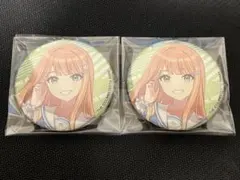 学園アイドルマスター 紫雲清夏 グリッター缶バッチ 2個セット 学マス ローソン