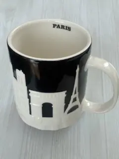【スターバックス】パリ限定マグカップ フランス PARIS 黒色海外限定
