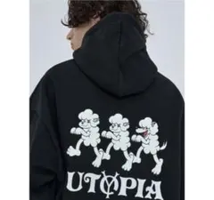 OY UTOPIA パーカー ブラックのサムネイル