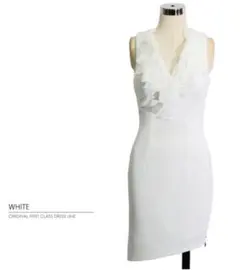 AngelR ミニドレス ジッパースリット アシンメトリー