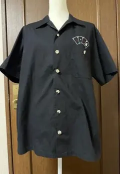 古着　3SECONDS シャツ　トランプ　サイコロ　カジノ