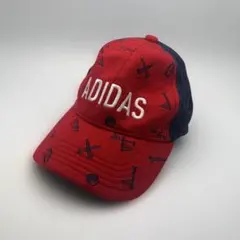 adidas ゴルフキャップ レッド×ネイビー