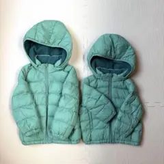 ユニクロ　ライトウォームパデットパーカー 80サイズ&100サイズ