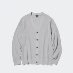 UNIQLO ウォッシャブルミラノリブVネックカーディガン
