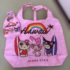 【新品未使用】ハワイ限定　ハローキティ エコバッグ