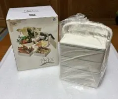 昭和レトロ　ランチボックス　小物入れ　持ち運び容器　ピクニック　運動会