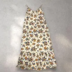 ジェラートピケ カップ付きワンピース　マタニティ　花柄