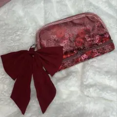 ジルスチュアート 花柄ポーチ