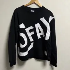 ベイフロー×cofax コラボ　トレーナー　スウェット　ブラック　黒　メンズ