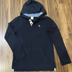 アバクロ キッズＬ　フーディ Tシャツ 紺色 150cm